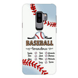 Personalized Baseball grandma Phone Case 3N 2603