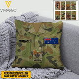 PERSONALIZED AUSTRALIA VETERAN CAMO PILLOW MTMQ2603