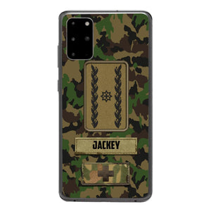 Personalized Swiss Soldier Camo Phone Case Printed 25MAR-HQ26