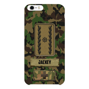 Personalized Swiss Soldier Camo Phone Case Printed 25MAR-HQ26