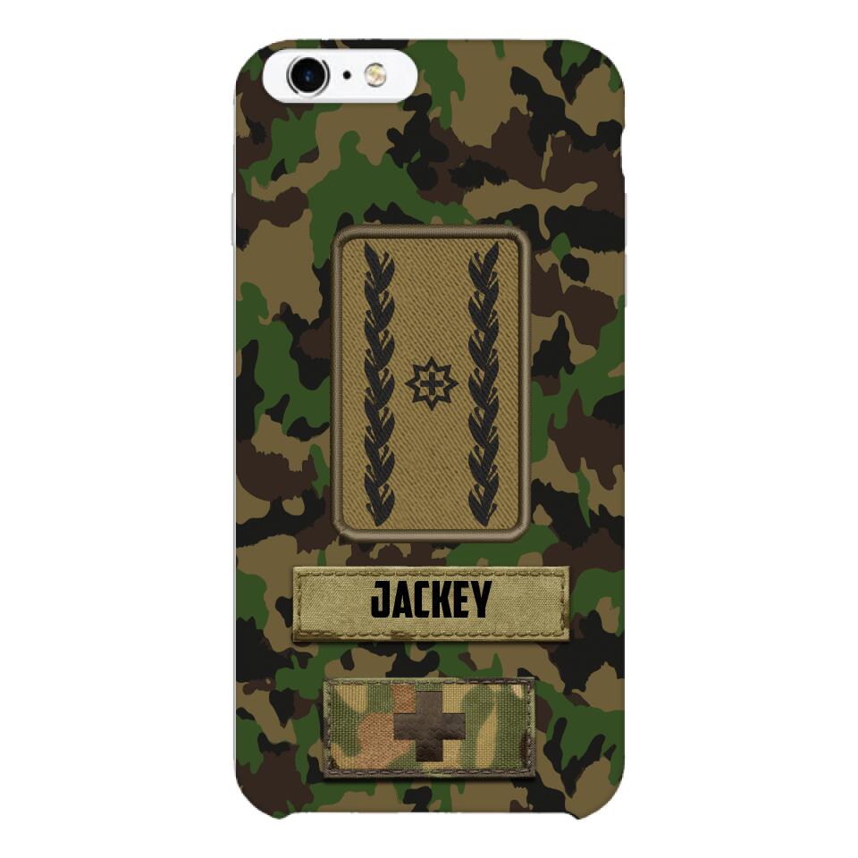 Personalized Swiss Soldier Camo Phone Case Printed 25MAR-HQ26