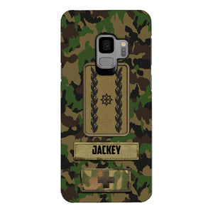 Personalized Swiss Soldier Camo Phone Case Printed 25MAR-HQ26