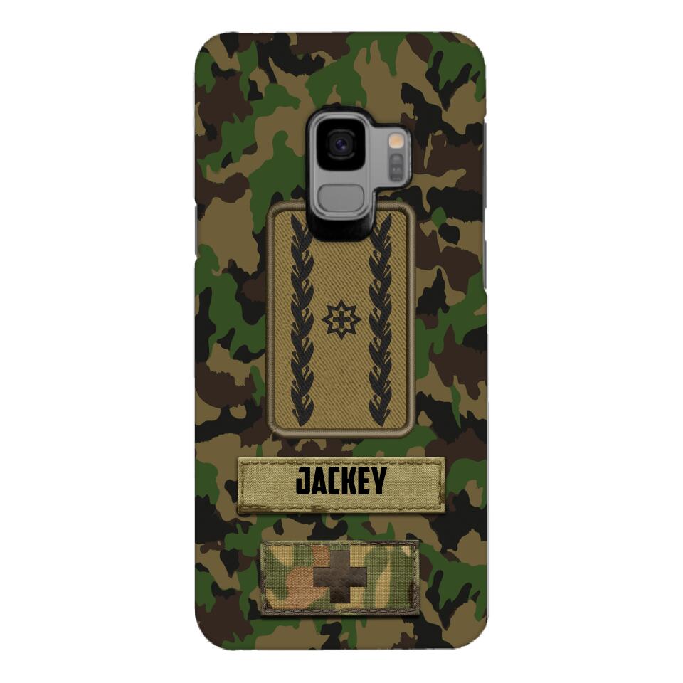 Personalized Swiss Soldier Camo Phone Case Printed 25MAR-HQ26