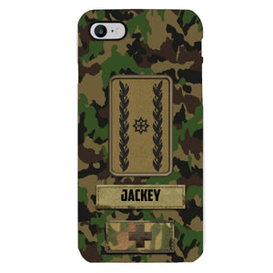 Personalized Swiss Soldier Camo Phone Case Printed 25MAR-HQ26