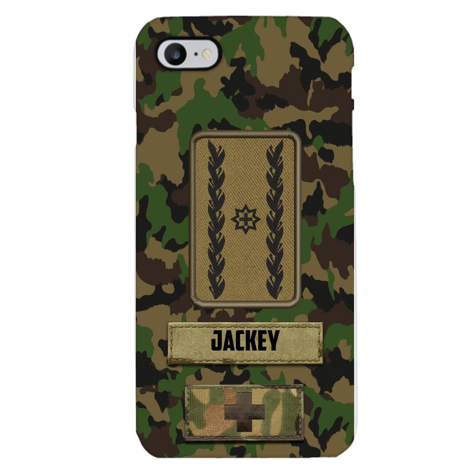 Personalized Swiss Soldier Camo Phone Case Printed 25MAR-HQ26