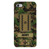 Personalized Swiss Soldier Camo Phone Case Printed 25MAR-HQ26