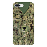 Personalized U.S.Navy Camo Phone Case Printed 25MAR-DT26