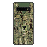 Personalized U.S.Navy Camo Phone Case Printed 25MAR-DT26