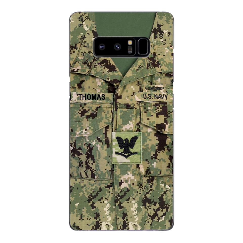 Personalized U.S.Navy Camo Phone Case Printed 25MAR-DT26