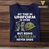 Personalized U.S Veterans Tshirt Printed 22MAR-MQ26