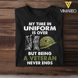 Personalized U.S Veterans Tshirt Printed 22MAR-MQ26