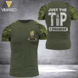 Personalized Canadian Soldier Camo Tshirt Printed 22MAR-HQ26