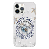 PERSONALIZED JULY TURTLE GIRL PHONECASE QTTQ2803