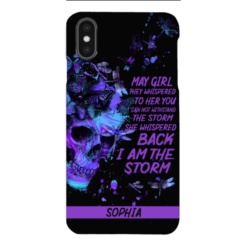 Personalized May Girl Phone Case Printed 25MAR-HC28
