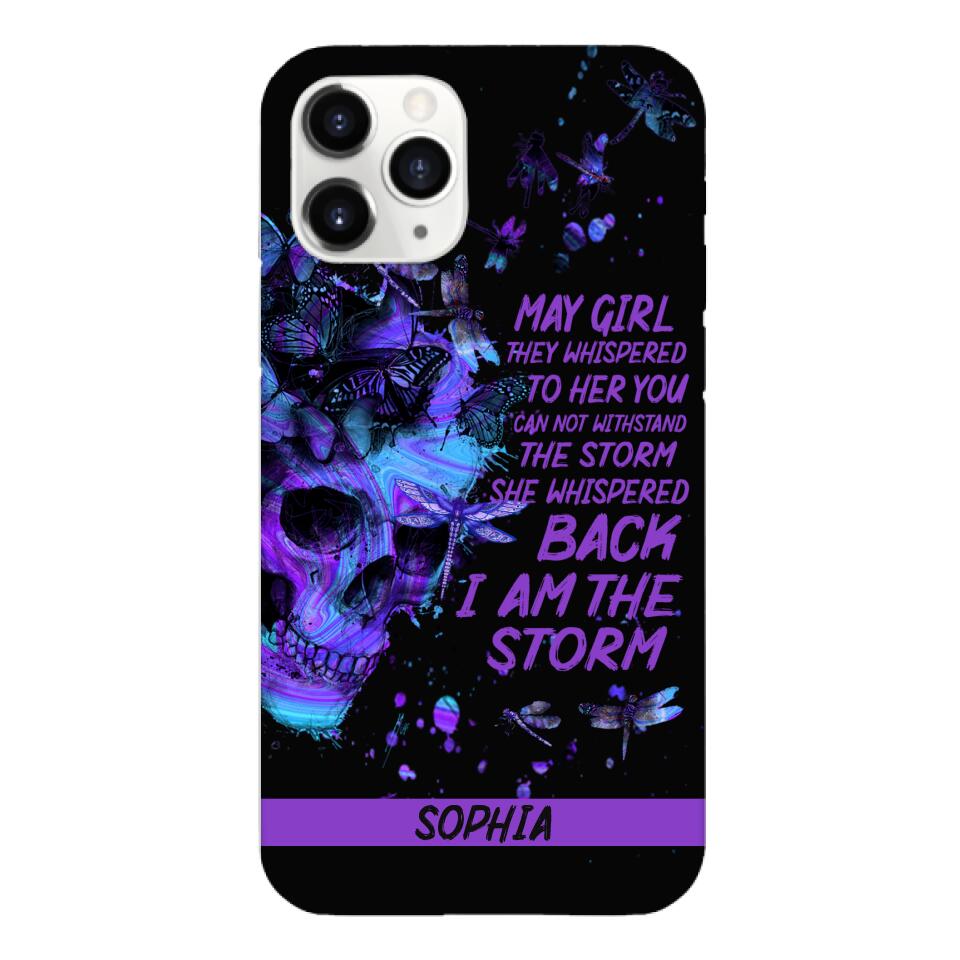 Personalized May Girl Phone Case Printed 25MAR-HC28