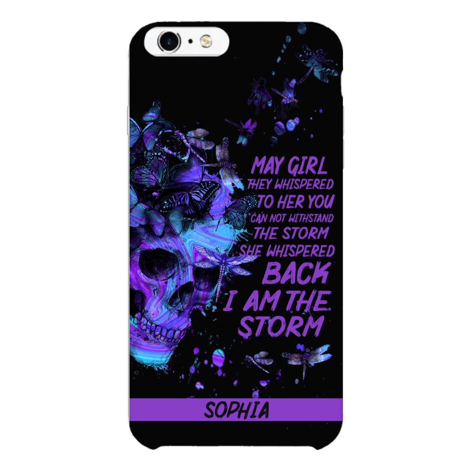 Personalized May Girl Phone Case Printed 25MAR-HC28