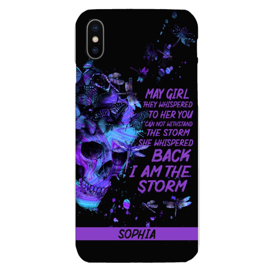 Personalized May Girl Phone Case Printed 25MAR-HC28