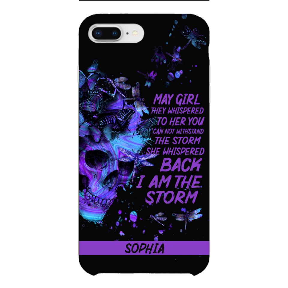Personalized May Girl Phone Case Printed 25MAR-HC28