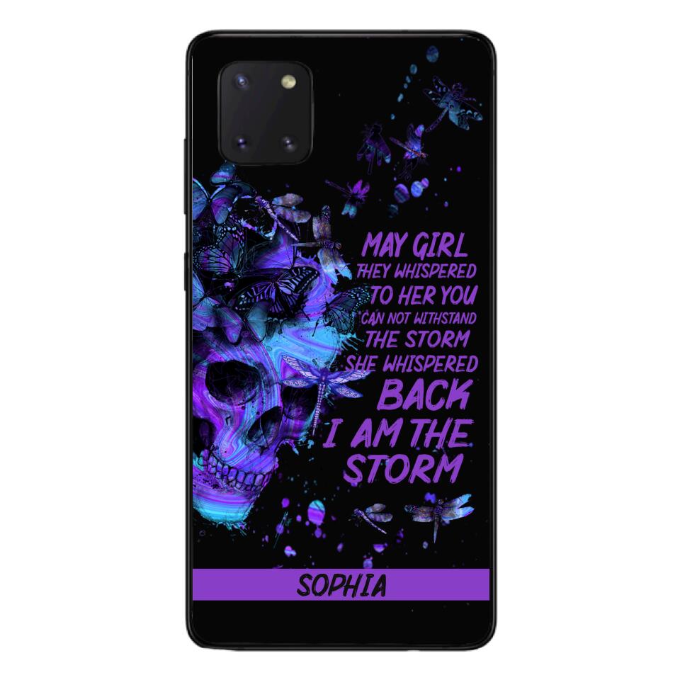 Personalized May Girl Phone Case Printed 25MAR-HC28