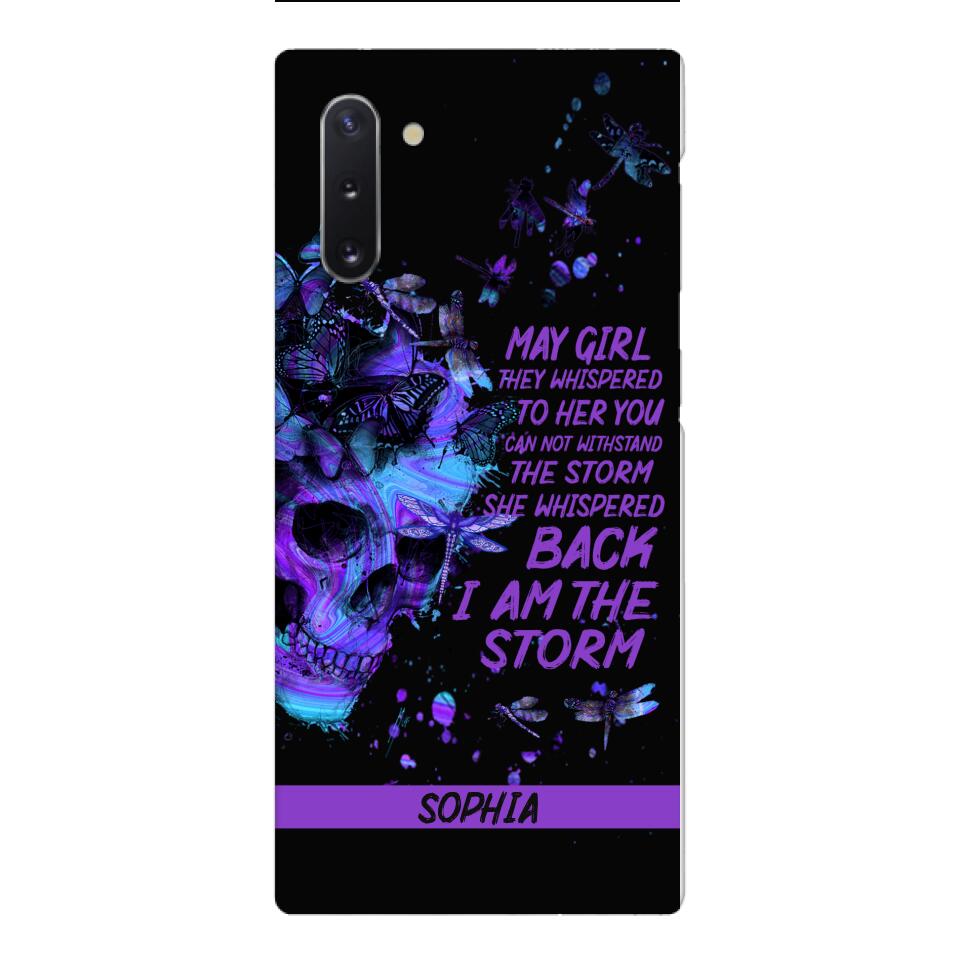Personalized May Girl Phone Case Printed 25MAR-HC28