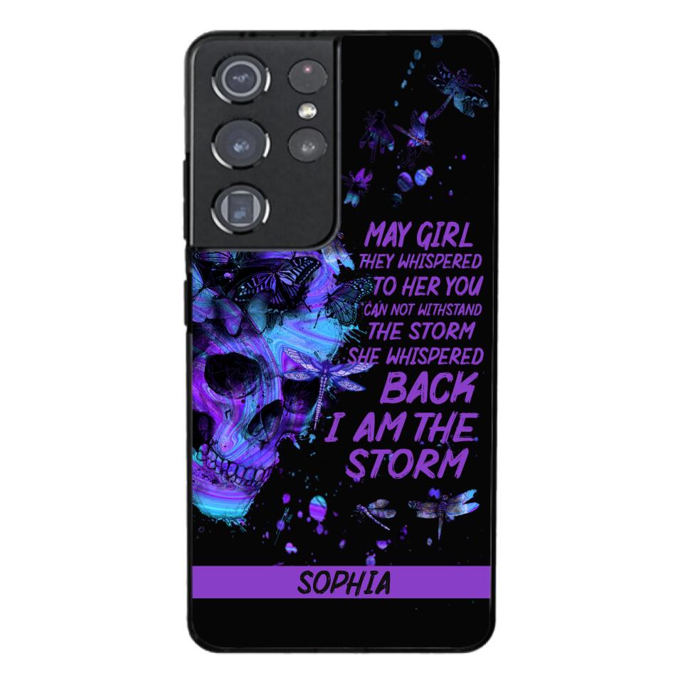 Personalized May Girl Phone Case Printed 25MAR-HC28
