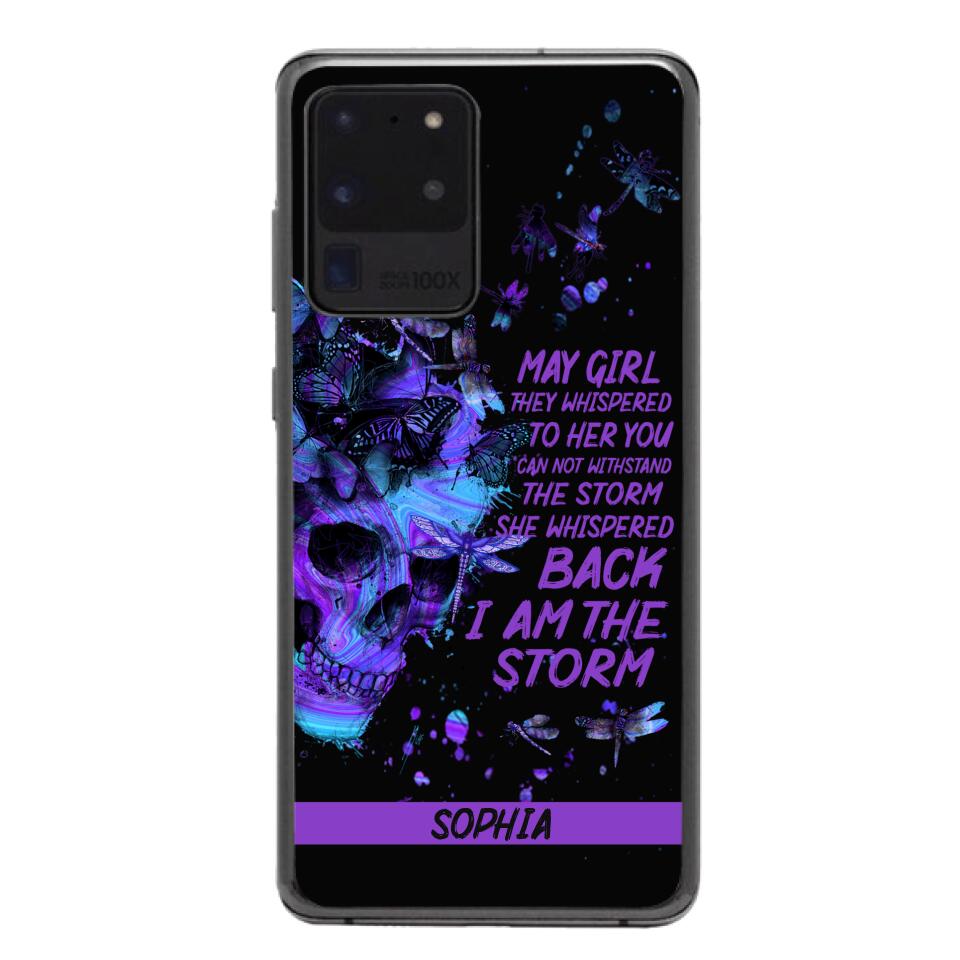 Personalized May Girl Phone Case Printed 25MAR-HC28