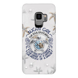 PERSONALIZED AUGUST TURTLE GIRL PHONECASE QTTQ2803