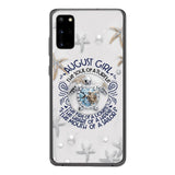 PERSONALIZED AUGUST TURTLE GIRL PHONECASE QTTQ2803