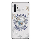 PERSONALIZED AUGUST TURTLE GIRL PHONECASE QTTQ2803