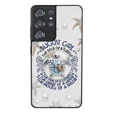 PERSONALIZED AUGUST TURTLE GIRL PHONECASE QTTQ2803