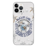 PERSONALIZED AUGUST TURTLE GIRL PHONECASE QTTQ2803
