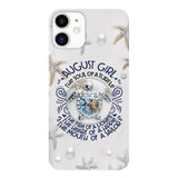 PERSONALIZED AUGUST TURTLE GIRL PHONECASE QTTQ2803