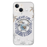 PERSONALIZED AUGUST TURTLE GIRL PHONECASE QTTQ2803