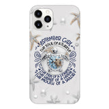 PERSONALIZED SEPTEMBER TURTLE GIRL PHONECASE QTTQ2803