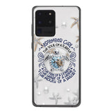 PERSONALIZED SEPTEMBER TURTLE GIRL PHONECASE QTTQ2803
