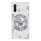 PERSONALIZED SEPTEMBER TURTLE GIRL PHONECASE QTTQ2803