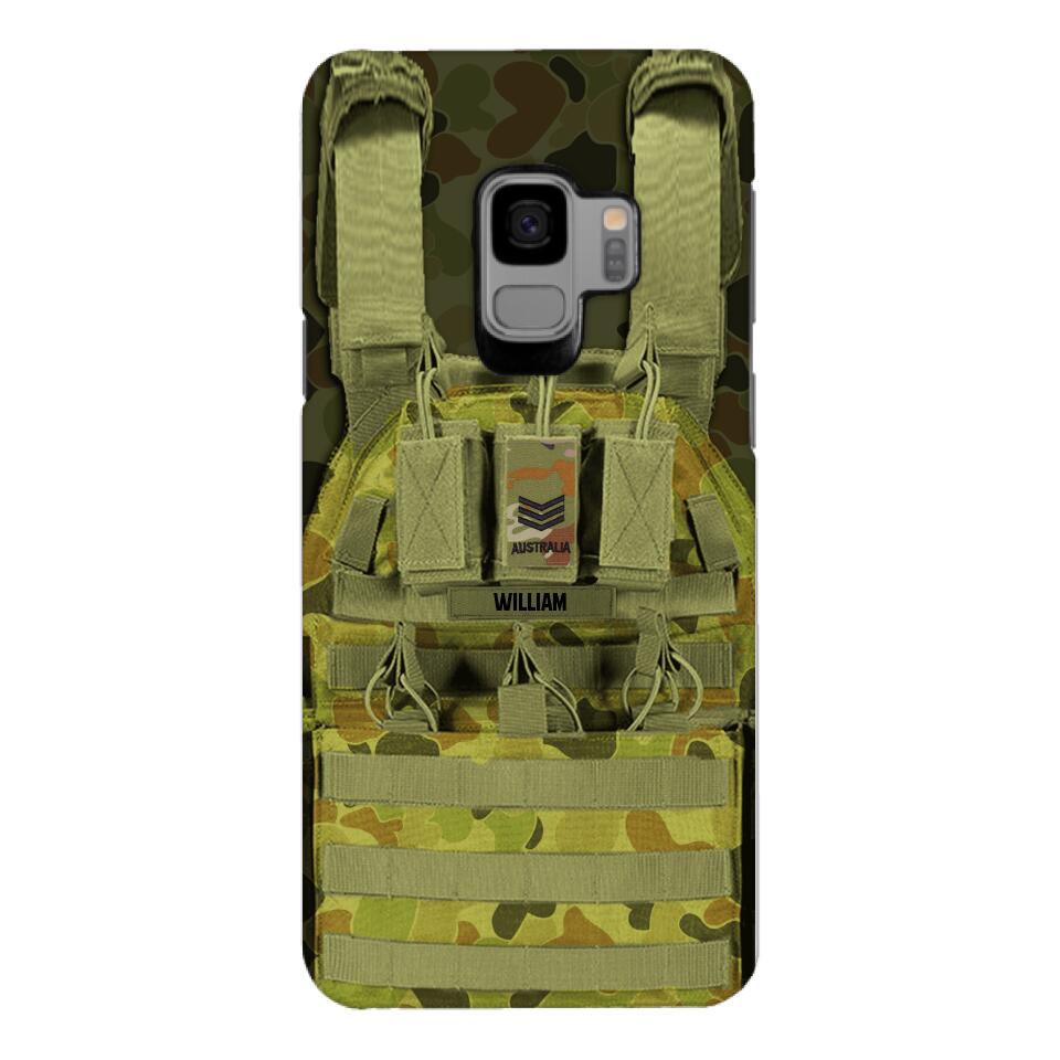Personalized Australian Soldier Phone Case Printed 25MAR-DT28