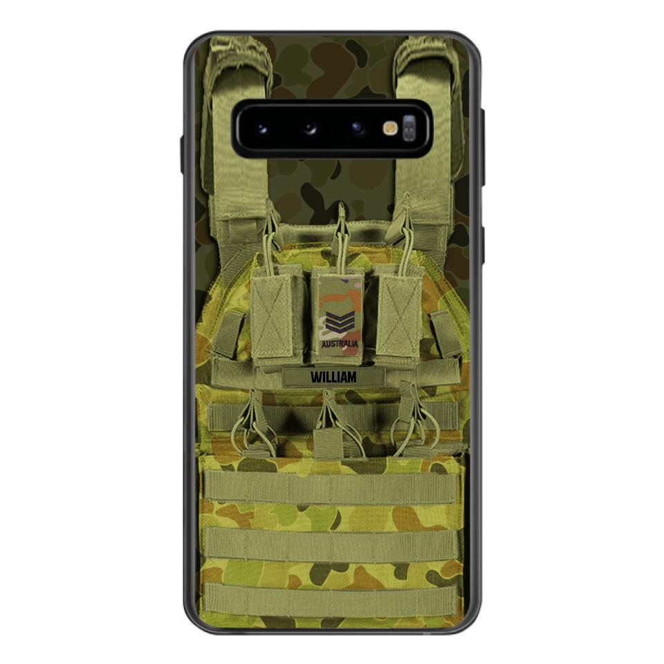 Personalized Australian Soldier Phone Case Printed 25MAR-DT28