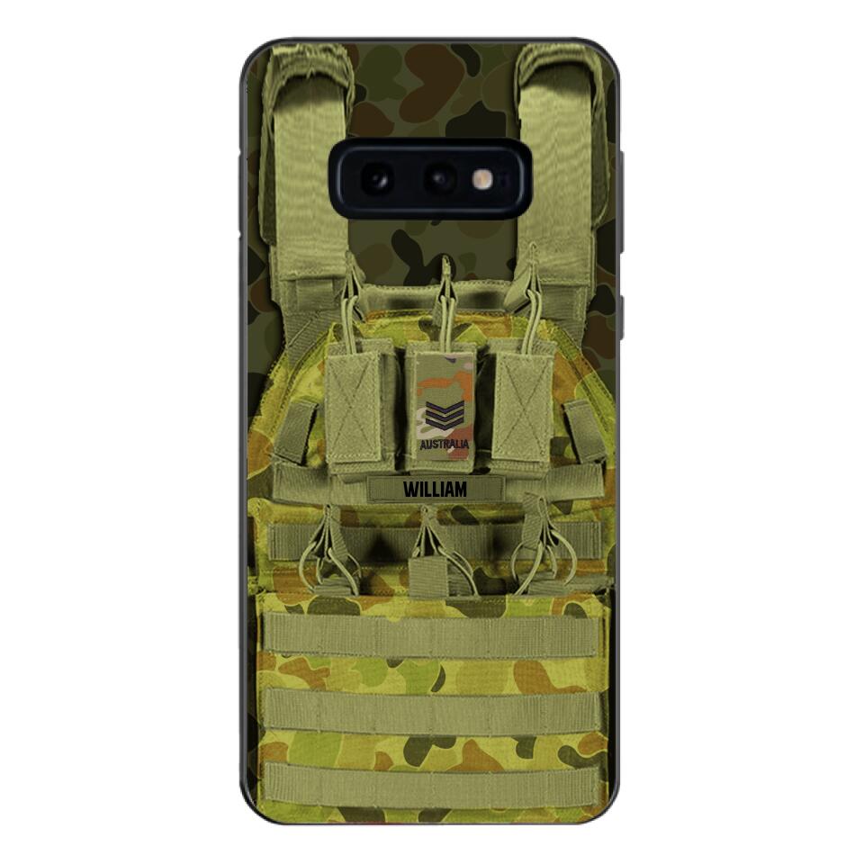 Personalized Australian Soldier Phone Case Printed 25MAR-DT28