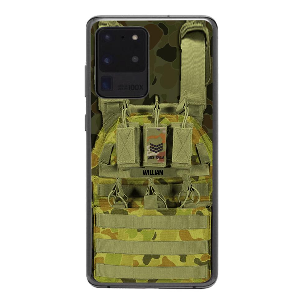 Personalized Australian Soldier Phone Case Printed 25MAR-DT28