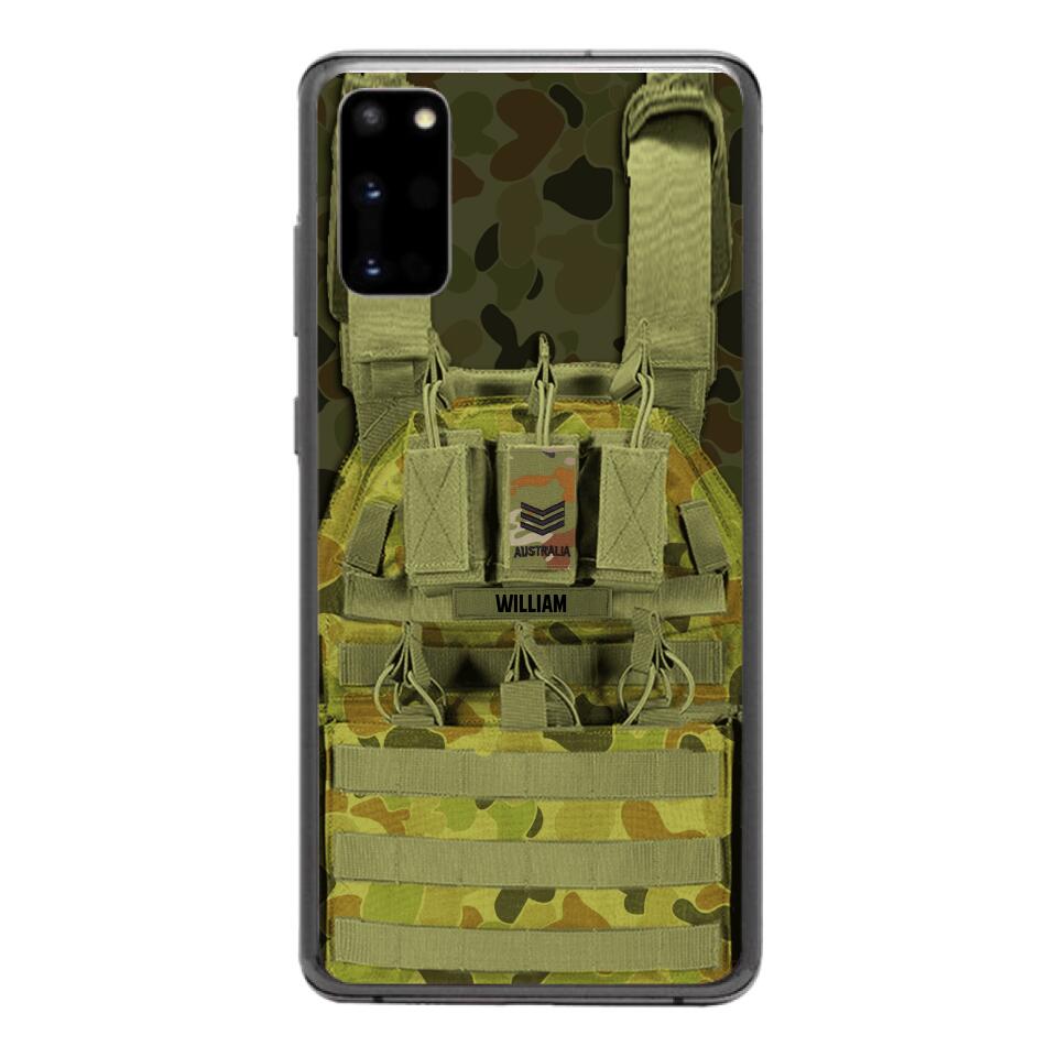 Personalized Australian Soldier Phone Case Printed 25MAR-DT28