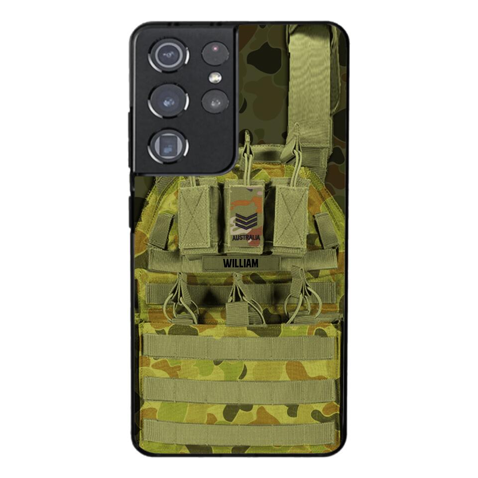 Personalized Australian Soldier Phone Case Printed 25MAR-DT28