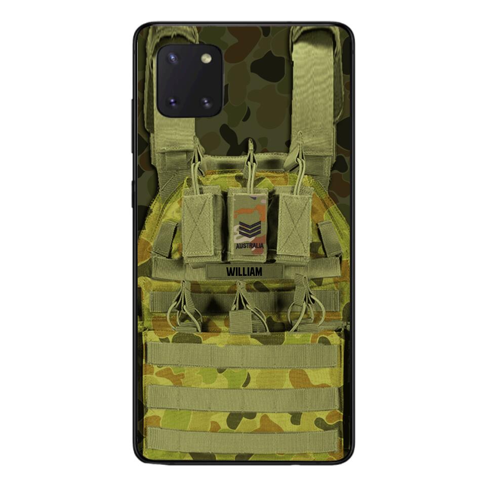 Personalized Australian Soldier Phone Case Printed 25MAR-DT28