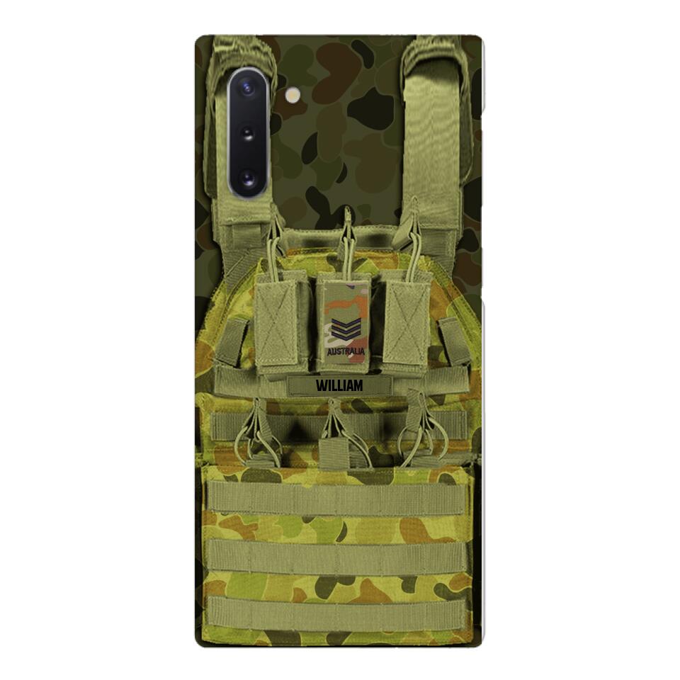 Personalized Australian Soldier Phone Case Printed 25MAR-DT28