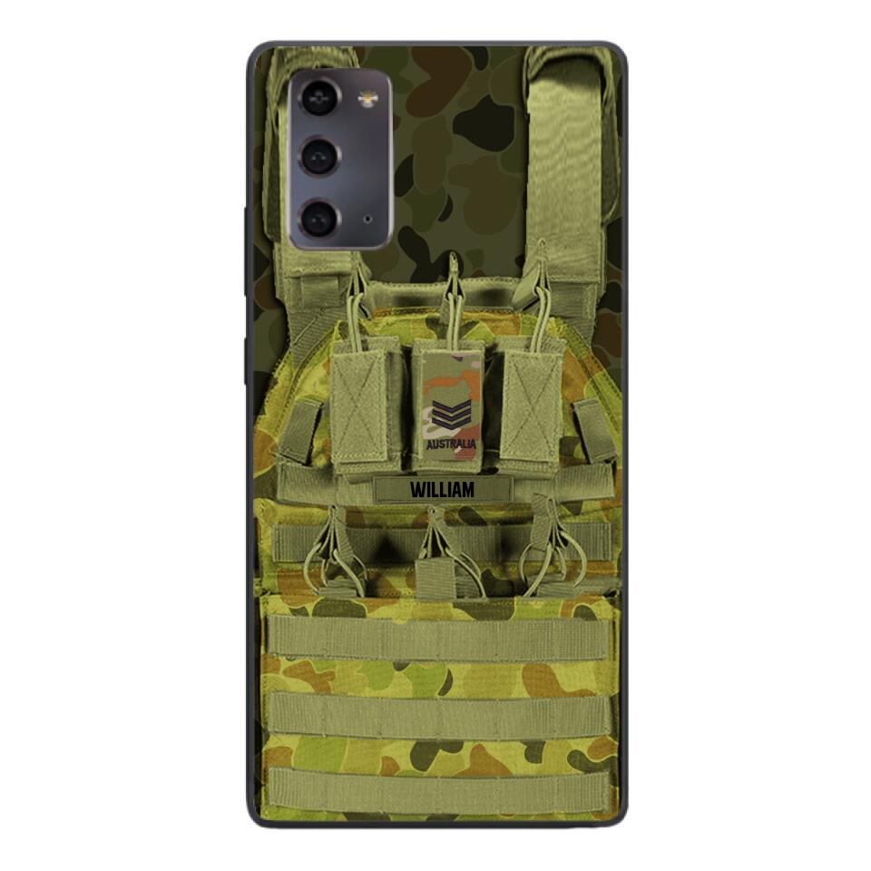 Personalized Australian Soldier Phone Case Printed 25MAR-DT28