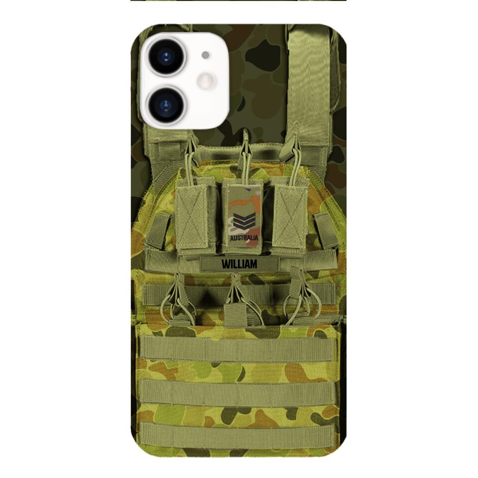 Personalized Australian Soldier Phone Case Printed 25MAR-DT28