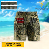 PERSONALIZED AUSTRIA ARMY CAMO SHORTS QTHC2803