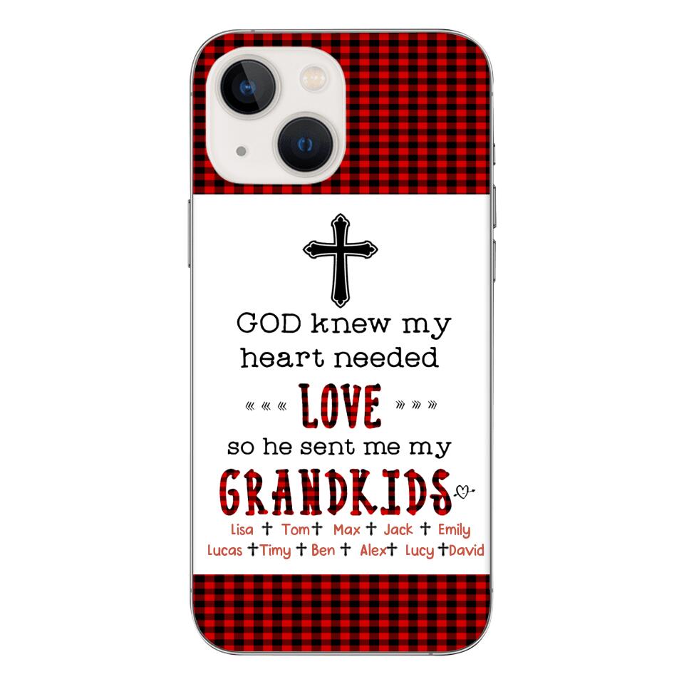 Personalized God Grandkids Phone Case Printed 3N 2803