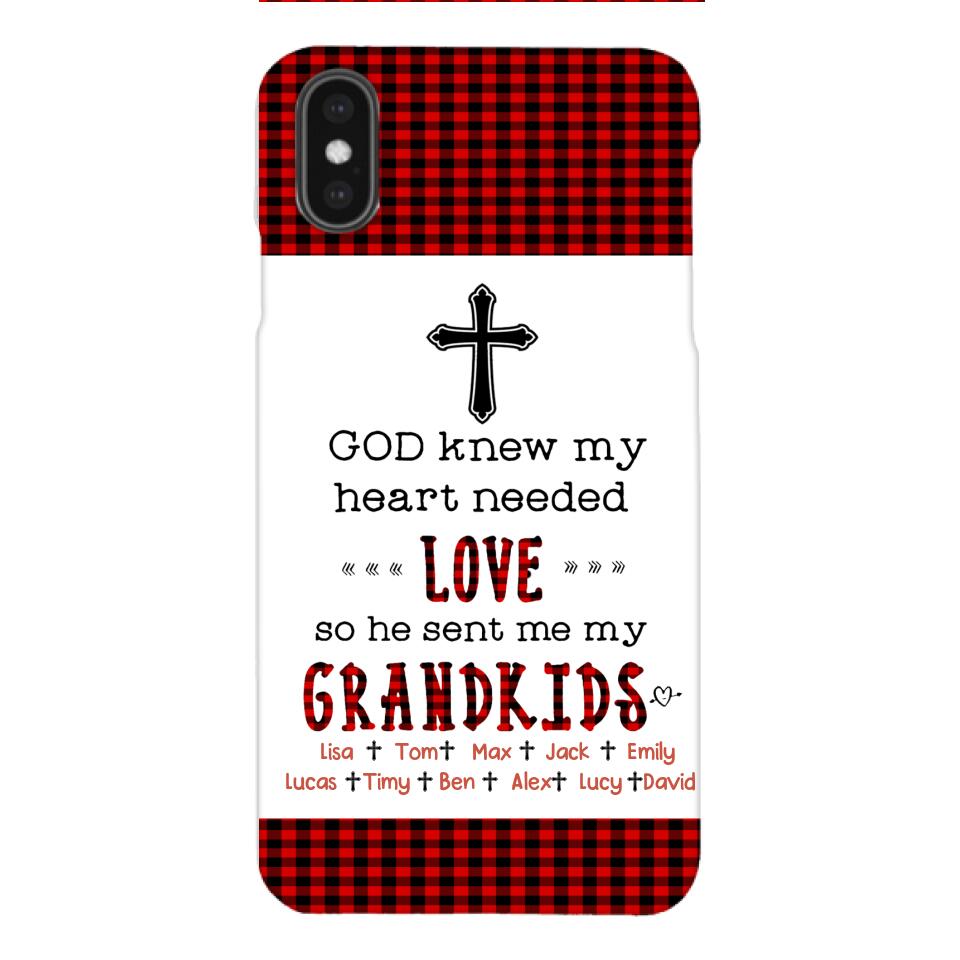 Personalized God Grandkids Phone Case Printed 3N 2803