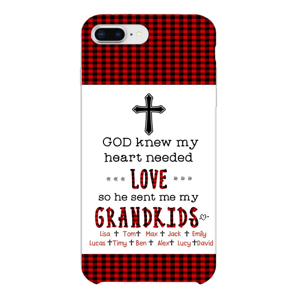Personalized God Grandkids Phone Case Printed 3N 2803